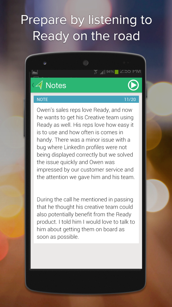 Ready Notes by FindIt